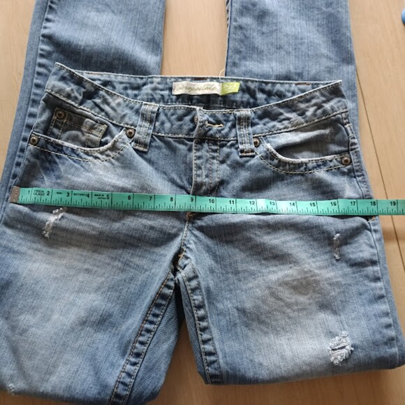 Aeropostale 5/6 Regular Bayla Skinny Leg Distressed Women's Jeans RN 126671 - Picture 2 of 16